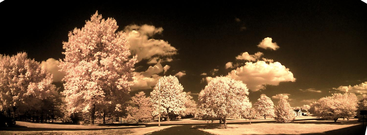 A view from the driveway by Tony Karp - A view from the driveway - Techno-Impressionist Museum - Techno-Impressionism - art - beautiful - photo photography picture - by Tony Karp