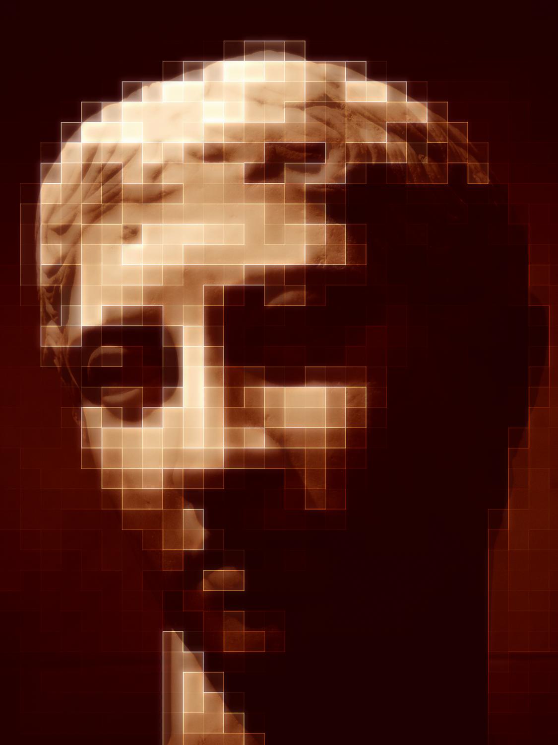  - Portrait in shades of brown - Techno-Impressionist Museum - Techno-Impressionism - art - beautiful - photo photography picture - by Tony Karp