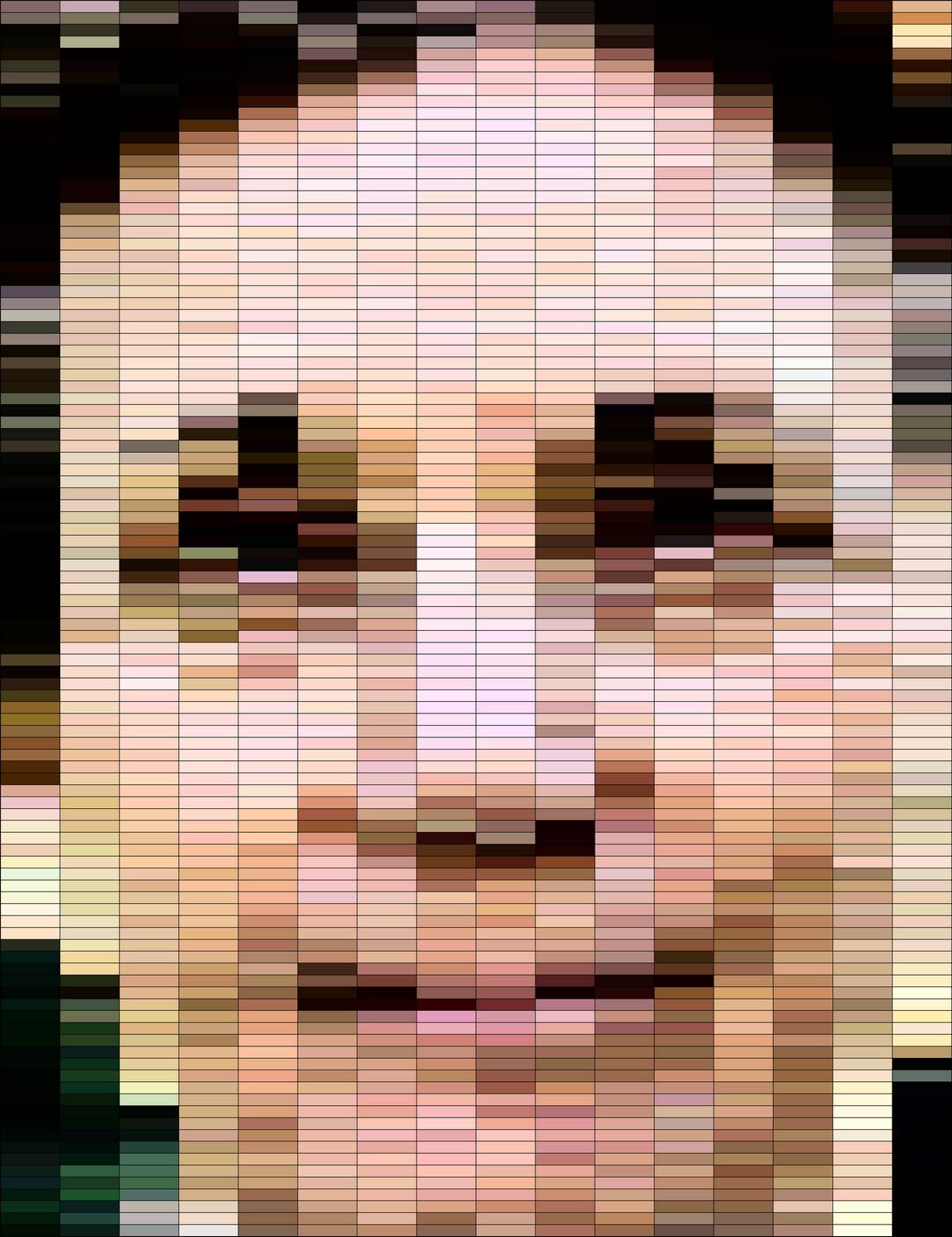  - Portrait of the artist's muse #4 (Great Grandma Marilyn) - Techno-Impressionist Museum - Techno-Impressionism - art - beautiful - photo photography picture - by Tony Karp