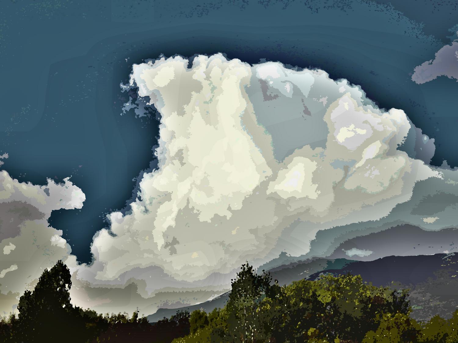 Mountains in Spain, by Tony Karp - Mountains in Spain - Techno-Impressionist Museum - Techno-Impressionism - art - beautiful - photo photography picture - by Tony Karp