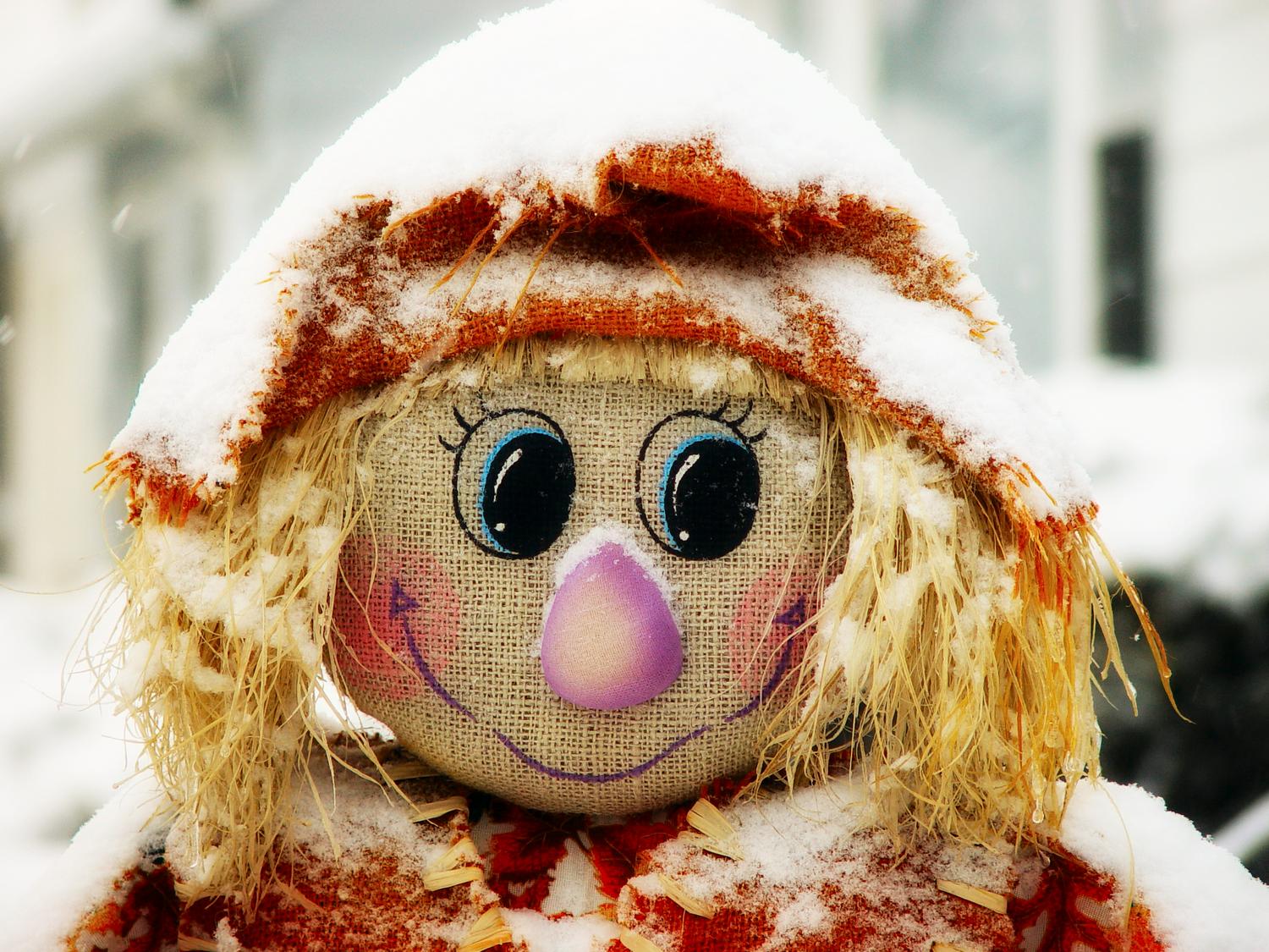 - <center>A winter face - Techno-Impressionist Museum - Techno-Impressionism - art - beautiful - photo photography picture - by Tony Karp