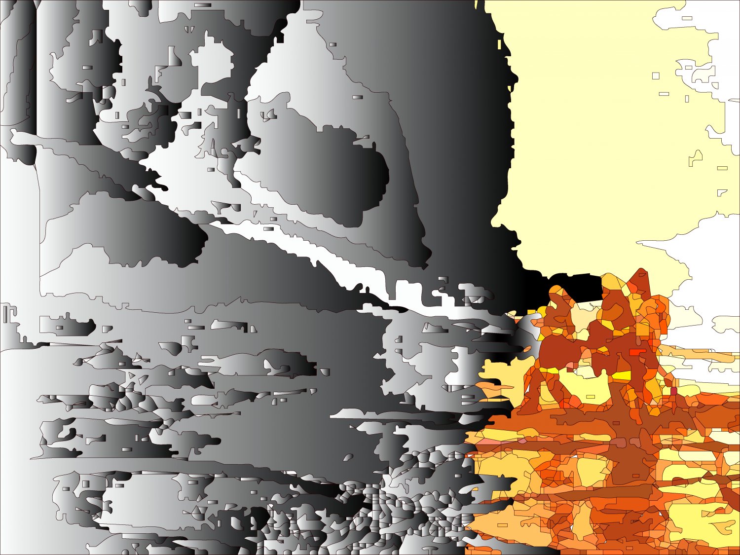  - Les Pompiers - Exhibit in the artist's studio/gallery - Techno-Impressionist Museum - Techno-Impressionism - art - beautiful - photo photography picture - by Tony Karp