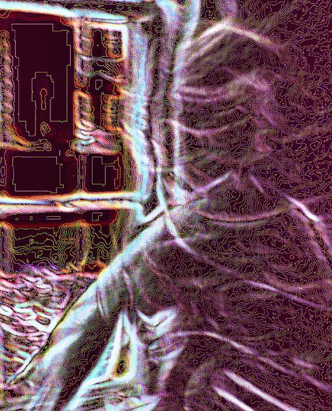  - Carina in motion - Exhibit in the artist's studio/gallery - Techno-Impressionist Museum - Techno-Impressionism - art - beautiful - photo photography picture - by Tony Karp