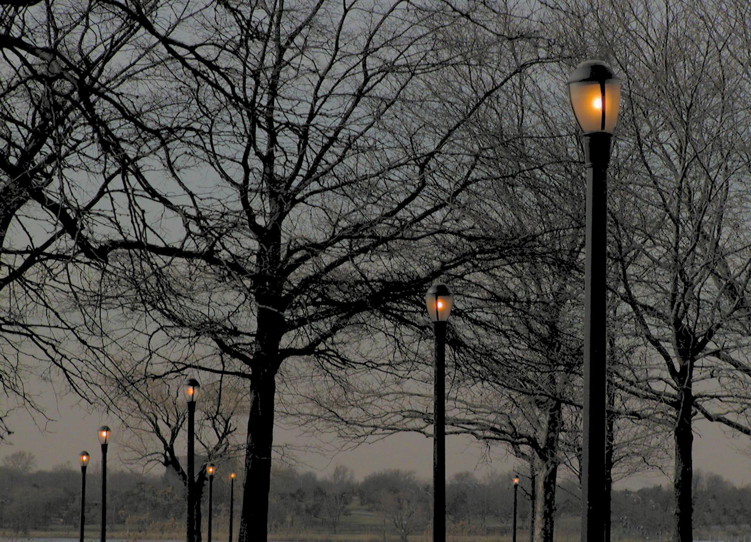  - Evening in Flushing Meadow Park - Exhibit in the artist's studio/gallery - Techno-Impressionist Museum - Techno-Impressionism - art - beautiful - photo photography picture - by Tony Karp