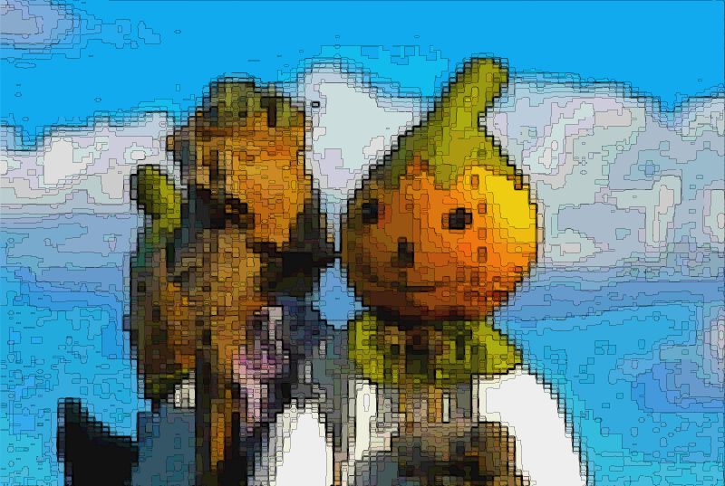 scarecrow, Patternism, square-ims, techno-impressionist, by Tony Karp - Patternism Scarecrow - Techno-Impressionist Museum - Techno-Impressionism - art - beautiful - photo photography picture - by Tony Karp