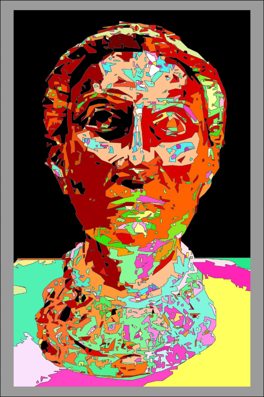 Reliquary Head of Saint Yrieix - by Tony Karp - Reliquary Head of Saint Yrieix - Techno-Impressionist Museum - Techno-Impressionism - art - beautiful - photo photography picture - by Tony Karp