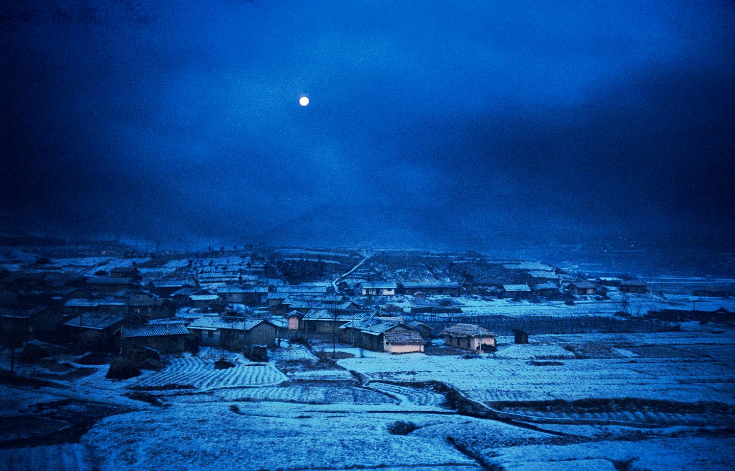  - Night comes to Uijonngbu - Exhibit in the artist's studio/gallery - Techno-Impressionist Museum - Techno-Impressionism - art - beautiful - photo photography picture - by Tony Karp